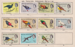 BRITISH HONDURAS  - 1962 Birds Set To $2 Used As Scan - British Honduras (...-1970)