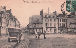 BLANGY Sur BRESLE-la Place Et La Poste - Blangy-sur-Bresle