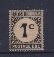 BRITISH HONDURAS  - 1923 Postage Due 1c  Hinged Mint - Brits-Honduras (...-1970)