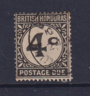 BRITISH HONDURAS  - 1923 Postage Due 4c  Used As Scan - Honduras Británica (...-1970)