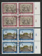 Luxemburg Y/T 1111 / 1112 (0) In Blok Van 4. - Used Stamps