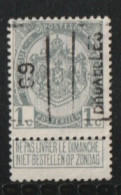 Brussel 1909  Nr.  1300A - Roller Precancels 1900-09