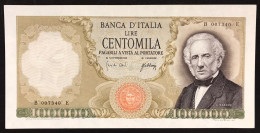 100000 Lire Manzoni 03 07 1967 R2 Spl Pressato Ottimo Biglietto LOTTO 4161 - 100000 Lire