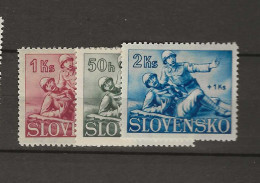 1941 MNH Slovakia Mi 88-90 Postfris** - Ongebruikt