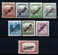 Hongrie - 1919 -  Tb De Hongrie Surch    -  N° 27/28/29/30/33/34/36/37  -  Neufs * - MLH - Unused Stamps