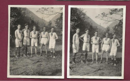 010124 - 2 PHOTOS Sport Aviron équipe D'Annecy 1921 Vainqueurs à Grenoble - Canottaggio