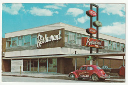 RIMOUSKI - Restaurant ' Mon Copain "rue St Germain -  Chrome Pc - Voiture Volkswagen Cox - Rimouski