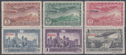ESPAÑA 1931 Nº 630/635 NUEVO, SIN FILASELLOS - Unused Stamps