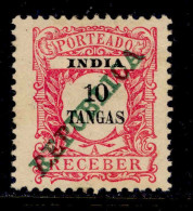 ! ! Portuguese India - 1911 Postage Due 10 Tg - Af. P21 - MH (cb 047) - Portugiesisch-Indien