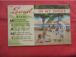 Sand In My Shoes   Miami Florida > Miami  Ref 6286 - Miami