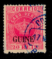 ! ! Portuguese Guinea - 1885 Crown 20 R (Perf. 12 3/4) - Af. 20 - Used (cb 012) - Guinea Portuguesa