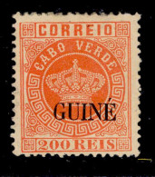 ! ! Portuguese Guinea - 1879 Crown 200 R - Af. 17 - MH (cb 010) - Portugiesisch-Guinea