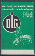 GERMANY 1966 Frankfurt A. M. ⁕ DLG Ausstellung Int. Landwirtschaftsschau ⁕ 1v MNH Cinderella Vignette Label Advertising - Erinnophilie