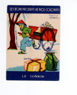 Chromo TONKIN Indochine Didactique Au Dos Bons Produits De Nos Colonies Françaises Pub: Phosphatine Falières TB 2scans - Sonstige & Ohne Zuordnung