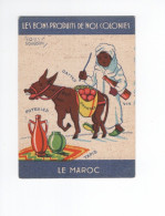 Chromo MAROC Afrique Didactique Au Dos Bons Produits De Nos Colonies Françaises Pub: Phosphatine Falières TB 2scans - Sonstige & Ohne Zuordnung