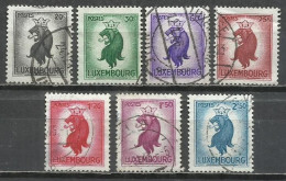 0499-SERIE COMPLETA LUXEMBURGO 1945 Nº 360/366 - Used Stamps