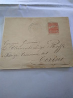 San Marino Cover 1921 To Torino Yv 40 Cv E 45.better.condition E7 Reg.letter.commems For Postage - Cartas & Documentos