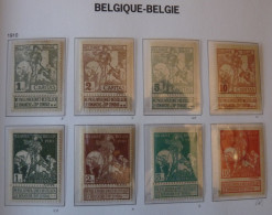 Belgium N° 84 / 91 **/*/(*)   1910  Cat: 44 € - 1910-1911 Caritas