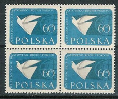 Poland Stamps MNH ZC 975 4x: World Peace Movement (4x) - Neufs