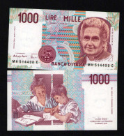 Italy 1000 Lire Unc 3 October1990 Prefix MH--C - Other & Unclassified