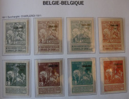 Belgium N° 100 / 107 *   1911  Cat: 90 € - 1910-1911 Caritas