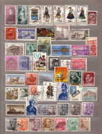 SPAIN ESPANA 50 Used (o) Different Stamps #1586 - Sammlungen