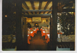 CPSM Auneau Taverne De Vieil Cour Restaurant Hôtel Place De L'église (avec Coupon Détachable : Itinéraire Depuis Paris) - Auneau