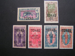 TCHAD POSTE ENTRE LE N° 21 ET N° 47 NEUFS AVEC CHARNIERE * COTE 2023 : 12 € - Unused Stamps