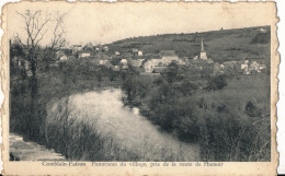 COMBLAIN AU PONT  PANORAMA DU VILLAGE , PRIS DE LA ROUTE DE HAMOIR             2 SCANS - Comblain-au-Pont