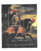 Bhutan 2000 Paintings From The Prado Charles V Horse S/S MNH - Bhoutan