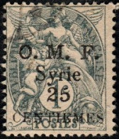 Syrie Obl. N°  45 - Type Blanc Surchargée 25 Centièmes Sur 1c Gris-noir - Gebraucht