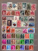 SPAIN ESPANA 53 Used (o) Different Stamps #1588 - Verzamelingen