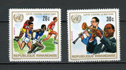 RWANDA : CONTRE LE RACISME -  N° Yvert 493+494** - Neufs