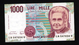 Italy 1000 Lire Unc 3 October1990 Prefix LA---V - Sonstige & Ohne Zuordnung