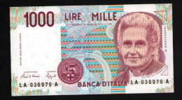 Italy 1000 Lire Unc 3 October1990 Prefix LA--A - Andere & Zonder Classificatie