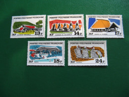 45P0LYNESIE YVERT POSTE ORDINAIRE N° 72/76 TIMBRES NEUFS ** LUXE - MNH - SERIE COMPLETE - COTE 51,00 EURO - Ungebraucht