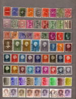 NETHERLANDS 70 Used (o) Different Stamps #1590 - Collections