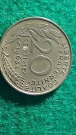 FRANSA- 1963      20    CENTİME       XF - 5 Centimes