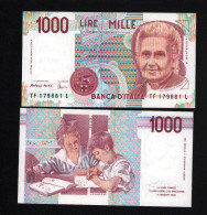 Italy 1000 Lire Unc 3 October1990 Prefix TF---L - Other & Unclassified