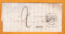 1845 - Lettre Pliée Avec Correspondance De MEAUX Vers SENLIS - Cad Arrivée - Taxe 2 - 1801-1848: Vorläufer XIX