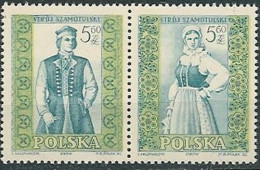 Poland Stamps MNH ZC.1002-03 B: Polish Folk Costumes - Neufs