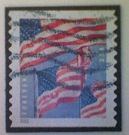 United States, Scott #5656, Used(o) Coil, 2022, Flag Definitive, (58¢) Forever - Usati