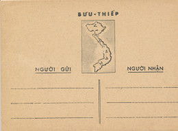 BF0105 / VIETNAM / BUU THIEP , Karte Von VIETNAM SÜD Für Kontakt Der Bevölkerung Mit Vietnam Nord - Sehr Selten - Viêt-Nam