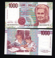 Italy 1000 Lire Unc 3 October1990 Prefix GD----S - Sonstige & Ohne Zuordnung