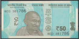 INDIA 2018 Rs.50 Rupees Note Fancy / Holy / Religious Number "786/UNC Condition NO 381786 - Inde