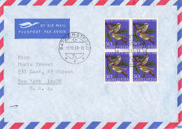 Luftpostbrief In Die USA (AD1079) - Usati