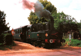 CPM - TUFFE - TRAIN "Transvap Corpet Louvet 1924" Halte - Photo Mr.Beoto - Edition Pierron - Tuffe