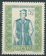 Poland Stamps MNH ZC.1002+03 B: Polish Folk Costumes (single) - Neufs