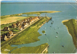 CPM..80..LE HOURDEL..VUE GENERALE AERIENNE..LE PORT - Le Hourdel