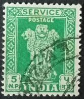 Inde Service 1957-58 - YT N°17 - Oblitéré - Francobolli Di Servizio